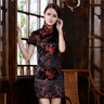 Plus Size 3XL 4XL 5XL 6XL Chinese Qipao Classic Women Satin Cheongsam Oriental Bride Wedding Dresses 2021 New Evening Party Gown