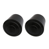 12Pcs 10-35mm Inner Diameter Black Round Furniture Chair Table Leg Foot Rubber Covers Floor Protectors Cap