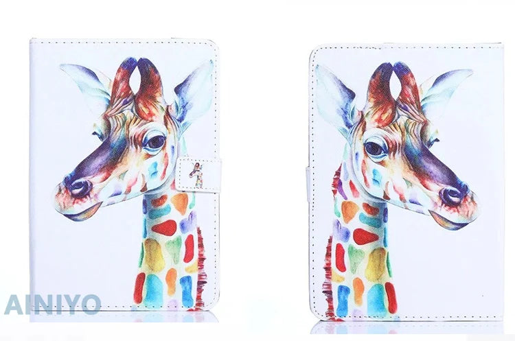 Universal Cover case for PocketBook 740 (InkPad 3) 7.8 inch E-Book 7.8 inch Tablet Cartoon Printed PU Leather Case