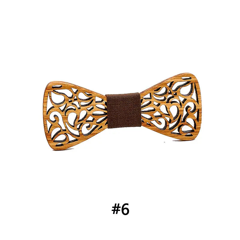 New arrival Fashion Apparel Accessories Ties Boys Wooden Bow ties Kids Children Bowties Butterfly Cravat Wood tie