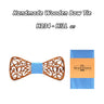 Mahoosive New Floral Wood Bow Ties for Men Bowtie Hollow Butterflies Wedding suit wooden bowtie Shirt krawatte Bowknots Slim tie