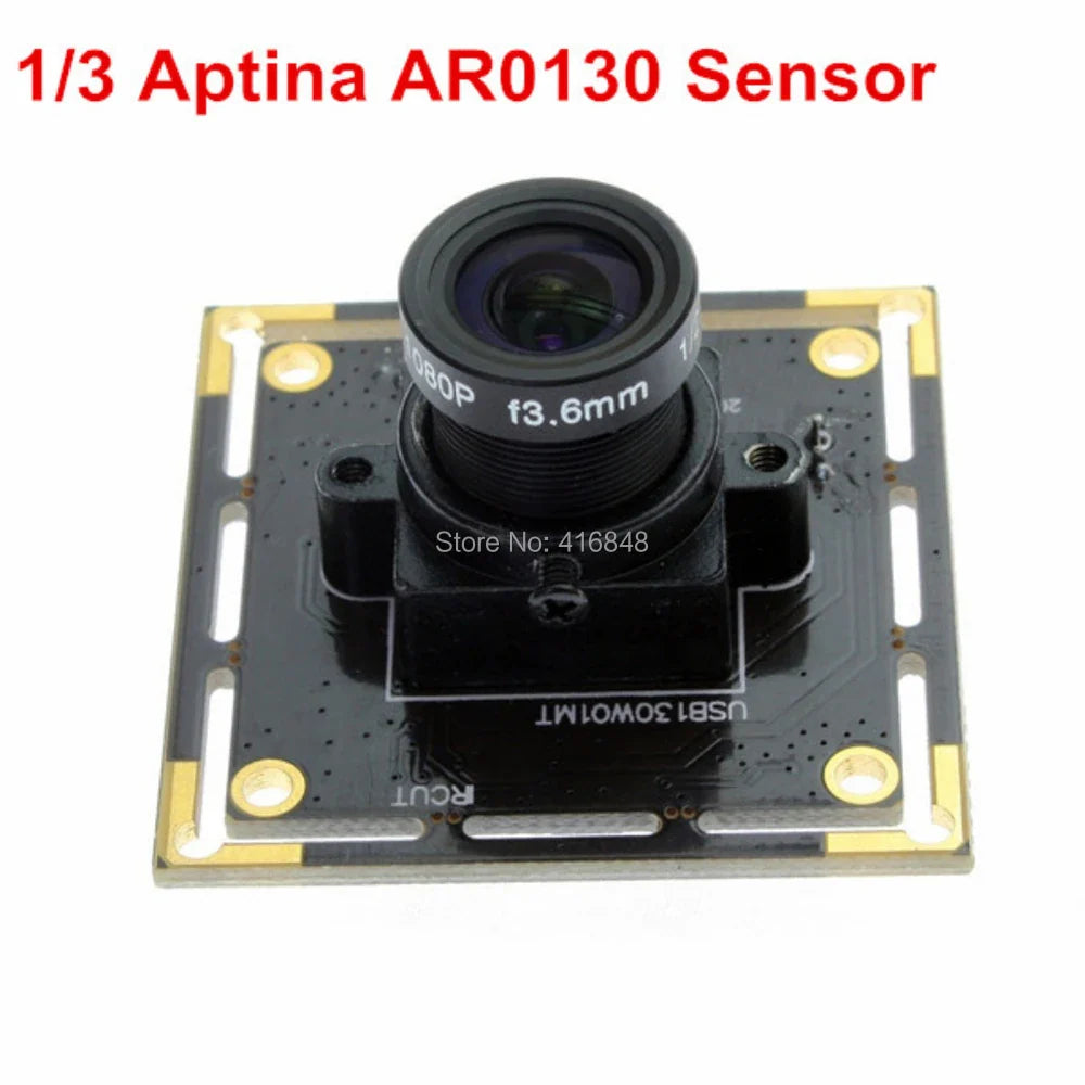 Low illumination Webcam 1.3MP 1280X960 Black And White Monochrome USB Camera Module with CMOS Aptina AR0130 Sensor