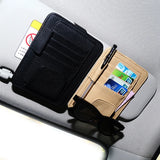 Car Styling Auto Car Sun Visor Clip for Sun Glasses Sunglasses Credit Card Pen Holder Clip  Storage Bag Fastener Clip Mat