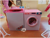 new baby toys doll accessories house furniture Girl birthday gift plastic Play Set dry cleaners Laundry Center for barbie doll