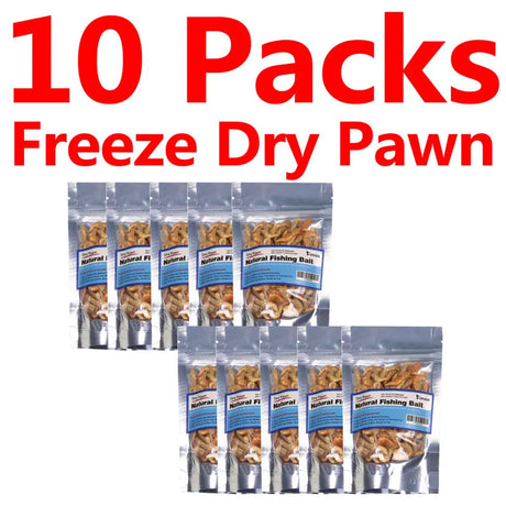 Carp Fishing Bait Pet Fish Hook Bait Freeze Dried Fishing Pawn Freshwater Shrimps for Winter Saltwater Fishing Makerel