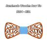 Mahoosive New Floral Wood Bow Ties for Men Bowtie Hollow Butterflies Wedding suit wooden bowtie Shirt krawatte Bowknots Slim tie