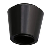 12Pcs 10-35mm Inner Diameter Black Round Furniture Chair Table Leg Foot Rubber Covers Floor Protectors Cap