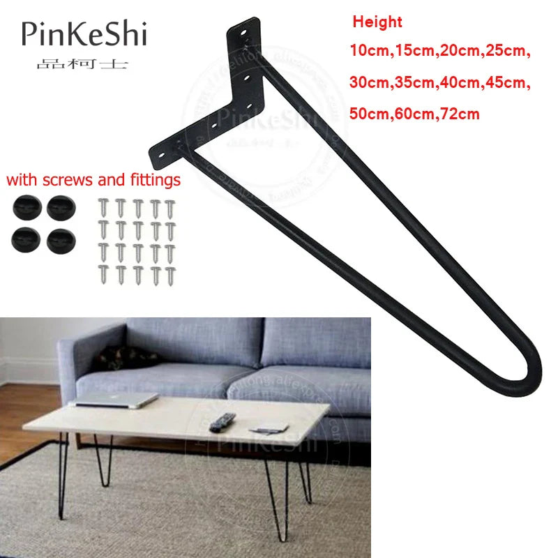 4pcs Metal Table legs wholesale modern furniture desk legs DIY table hardware support accessories height 8",22inch/28inch