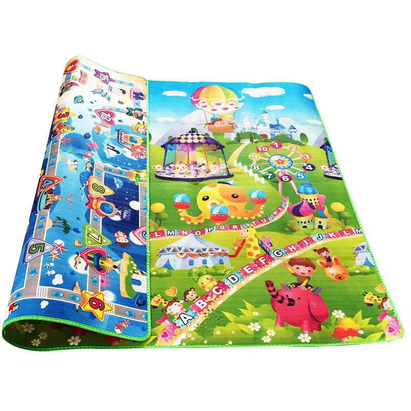 Baby Crawling Puzzle Play Mat Blue Ocean Playmat EVA Foam Kids Gift Toy Children Carpet Outdoor Play Soft Floor Gym Rug