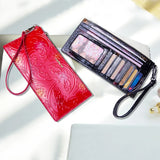 Womens Wallets Card Holder Female Long Fashion Style Genuine Leather Wallet Coin Purse Ladies Designer High Quality Clutch Bag