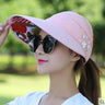 Summer Sun Hats Women Foldable UV Protection Sun Hat Visor Suncreen Floppy Cap Chapeau Femme Outdoor Beach Hat