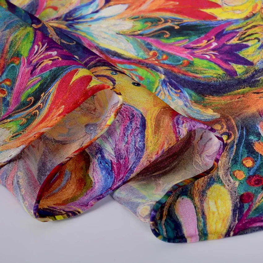 [BYSIFA] New Luxury Pure Silk Scarf Shawl Women Spring Autumn Long Scarves Ladies Brand 100% Silk Neck Scarf Foulard 175*52cm