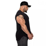 Brand mens Sleeveless shirts Summer Cotton Slim Fit Men Gyms Tank Top Clothing Bodybuilding Undershirt Fitness tops tees