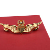 Classic Men Brooches Vintage WWII USAF Wings Military Command Pilot Metal Wings Metal Badge Pin Army Fans Nostalgic souvenirs