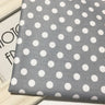 100% Cotton Twill Textile BLACK RED GRAY Polka Dots Check Fabrics for DIY Crib Bedding Cushion Apparel Craft Handwork Home Decor