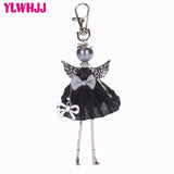 YLWHJJ brand Doll Handmade Cute charm keychain for Women Car Pendant Girls fashion Jewelry Bag key chains Accessories key ring