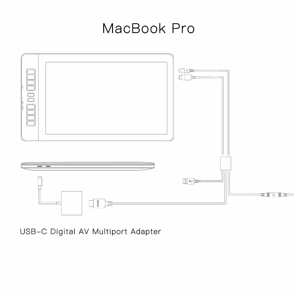 GAOMON Original UK EU US AU Adapter for Drawing Pen Display PD1560/ PD1561/PD1161 Graphics Drawing Monitor