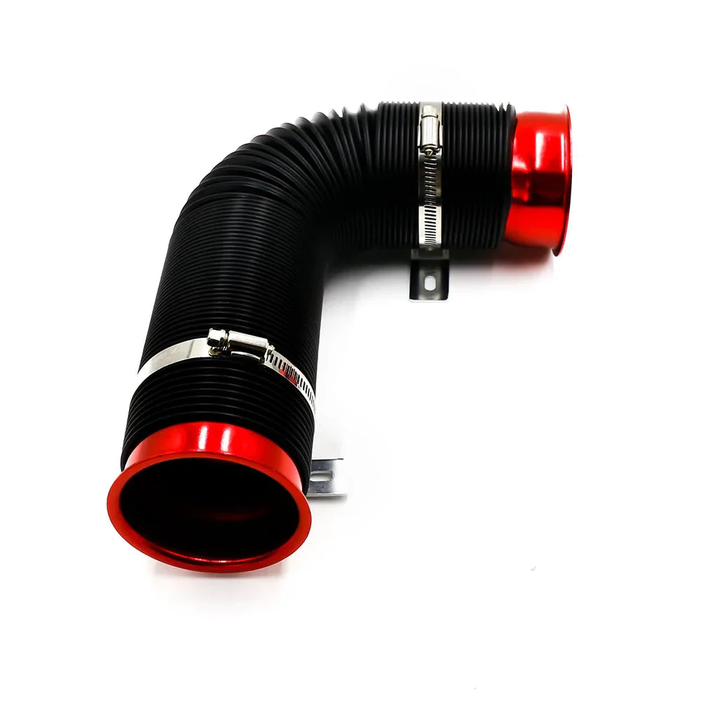 Car modification supplies telescopic tube ventilation tube intake air pipe 76MM expandable cold air intake kit BX100458