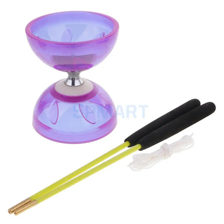 3 Triple Bearing Juggling Diabolo Toy with String Metal Sticks  Yoyo Professional Educational Toy 13/10.5cm Diameter