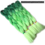 Luxury ForBraiding 3pcs bulk buy Henlon 24inch 60cm Folded Two Three Tone Color Ombre Braiding Synthetic Jumbo Braids