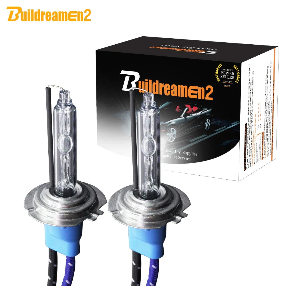 55W 10000LM /Pair High Bright AC HID Xenon Bulb Lamp H1 H3 H7 H8 H11 9005 HB3 9006 HB4 9012 D2H For Car Headlight Fog Light