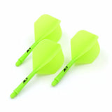 CUESOUL Integrated Dart Shaft and Flights Standard Shape M-28mm