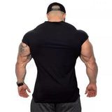 Brand mens Sleeveless shirts Summer Cotton Slim Fit Men Gyms Tank Top Clothing Bodybuilding Undershirt Fitness tops tees