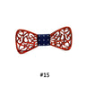 New arrival Fashion Apparel Accessories Ties Boys Wooden Bow ties Kids Children Bowties Butterfly Cravat Wood tie