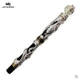 High Quality Jinhao Metal Snake Pen Luxury Calligraphy Ink pen Cobra 3D Pattern Gift 0.7 Nib Office Supplies Roller Ball Pens