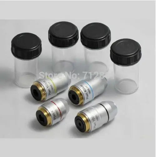 High Quality 4X 10X 20X 40X 60X 100X Plan Achromatic Microscope Objective Lens Biological Microscope Accessories Parts