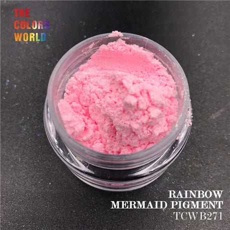 TCT-088 Mermaid  Rainbow Pigment Mirror Pigment Chrome Aurora Chameleon For Nail Art Decorations Makeup Facepaint Manual DIY