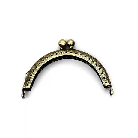 5 Pcs/Lot 8.5 CM Size Double Bead Semicircular Metal Purse Frame Kiss Clasp Clutch DIY Bag Accessory