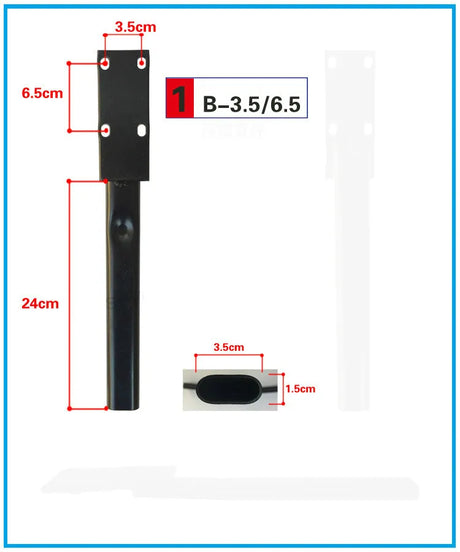 Chair Accessories Multifunction Reclining Chair Backrest Metal Support Computer Swivel Chair Bracket Backrest Rod