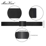 MaiKun Belt Canvas Men’s Belts Metal Slider Buckle Belts For Men Male Military Tactical Strap for Pants Jeans