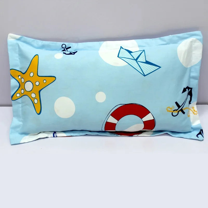 Cute Cartoon Children Pillowcase 30x50cm Baby Pillow Cover Soft Cotton Newborn Pillow Case 1 Piece Print Pillowcase For Infant