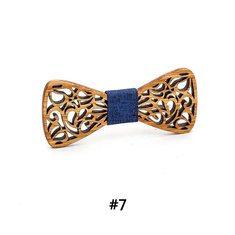 New arrival Fashion Apparel Accessories Ties Boys Wooden Bow ties Kids Children Bowties Butterfly Cravat Wood tie