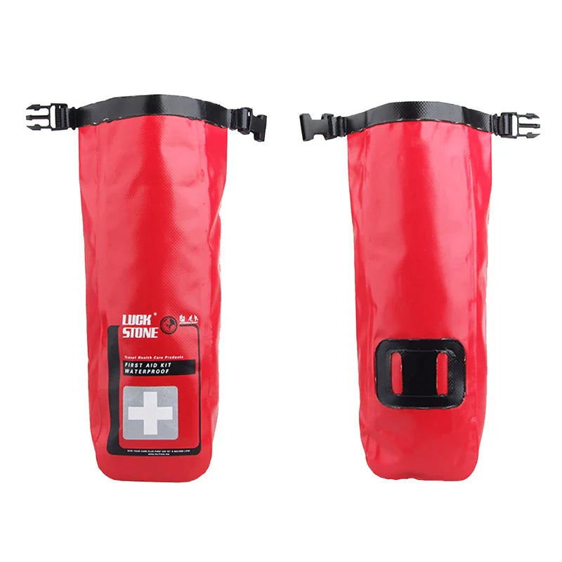 Red Waterproof 2L First Aid Bag Emergency Kits Empty Travel Dry Bag Rafting Camping Kayaking Portable Medical Bag Equipment