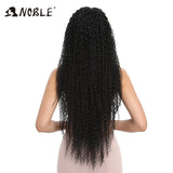 Noble Synthetic Lace Front Wig 38 Inch Long Curly Wig For Women Cosplay Feminino Lace Front Ombre Blonde Wig Heat Resistant Wigs