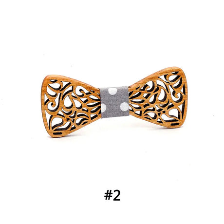 New arrival Fashion Apparel Accessories Ties Boys Wooden Bow ties Kids Children Bowties Butterfly Cravat Wood tie