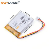 3 thread Free shipping 3.7V 500mAH 562438 PLIB polymer lithium ion  battery for  mp3 mp4  DVR Sho-me Combo 1 Shome combo A1