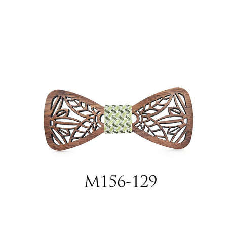 New Design Cute Kids Boys Wood Bow Tie Children Butterfly Type Floral Bow ties Girl Boys Wooden Bow ties Corbatas Para Hombre