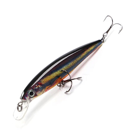 FTK Fishing Lure 1 pc  Bass Lure 100mm/12g Floating Hook Accessories Sinking Wobblers Hard Lure 3D Eye Fishlike Slow Floater HF