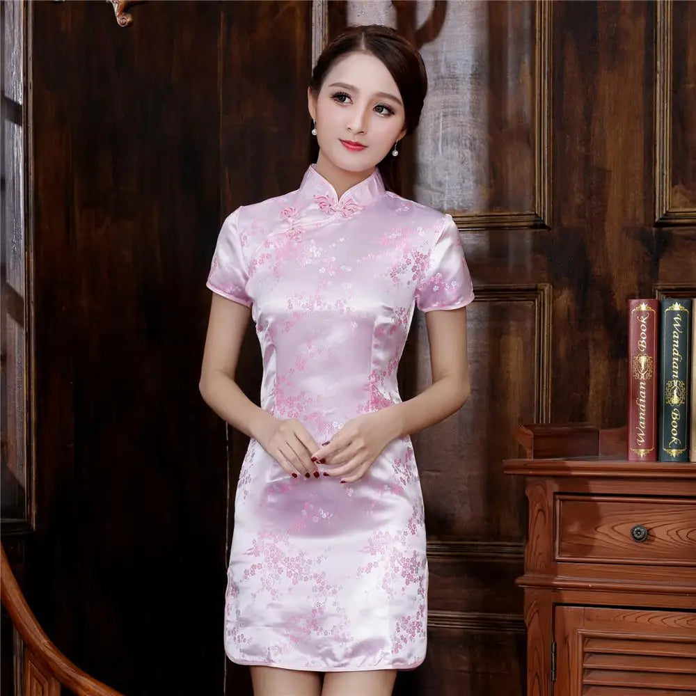 Plus Size 3XL 4XL 5XL 6XL Chinese Qipao Classic Women Satin Cheongsam Oriental Bride Wedding Dresses 2021 New Evening Party Gown