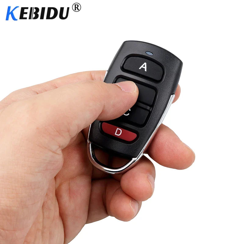 kebidumei 433mhz Universal Car Remote Control Key Smart Electric Garage Door Replacement Cloning Cloner