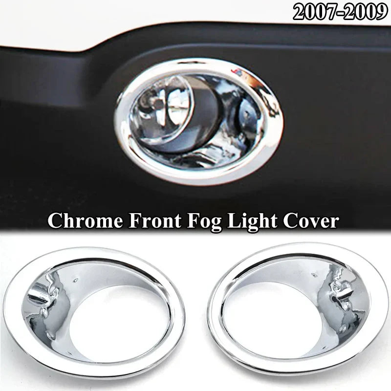 For Nissan Qashqai J10 2007 2008 2009 - 2013 Chrome Front Rear Fog Light Door Bowl Handle Side Mirror Cover Trim Accessories