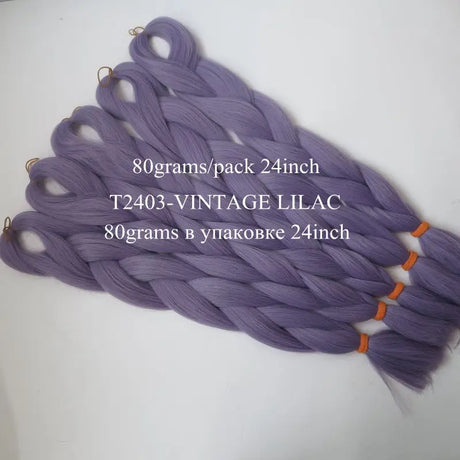 Luxury ForBraiding 3pcs bulk buy Henlon 24inch 60cm Folded Two Three Tone Color Ombre Braiding Synthetic Jumbo Braids