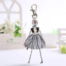 YLWHJJ brand Doll Handmade Cute charm keychain for Women Car Pendant Girls fashion Jewelry Bag key chains Accessories key ring