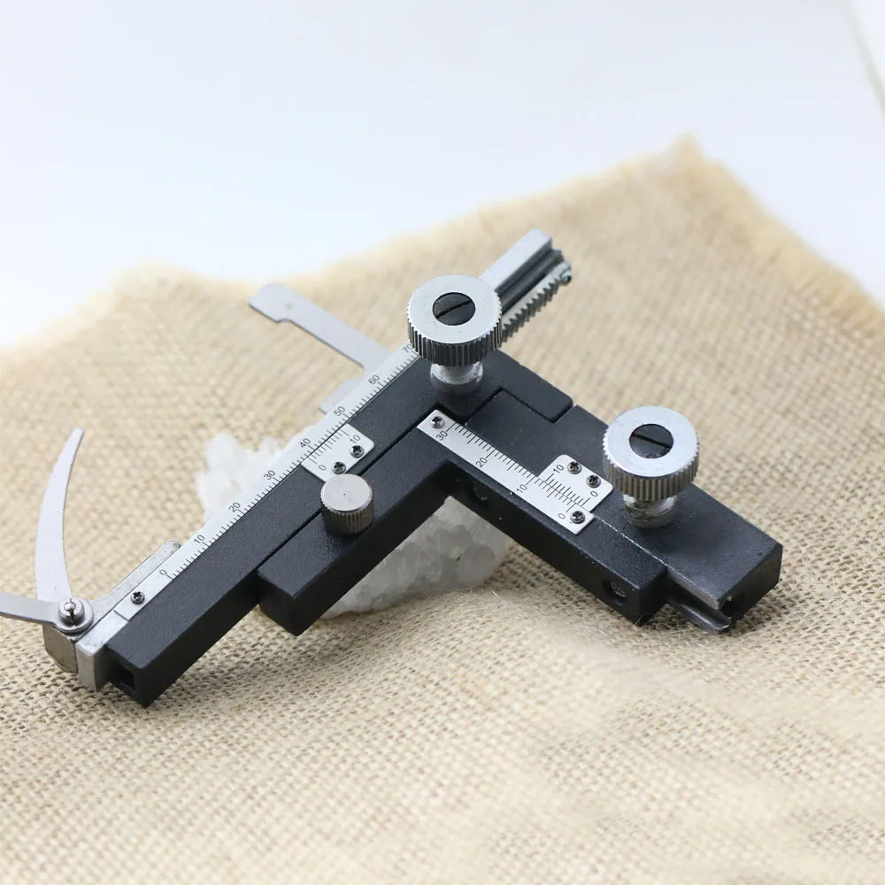 ADD On X-Y Graduated Microscope Stage Mechanic Scale Attachment Microscope Reticles Formaturas Accessories Microscopio Parts