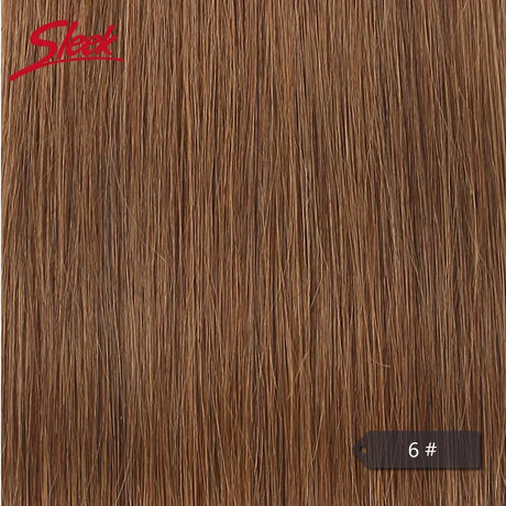 Sleek Straight Double Drawn Brazilian Brown Color 4 Straight Hair Bundles Colored 2# 6# 8# 33# Natural Remy Human Hair Bundles