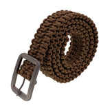 Tactical 550 Paracord Parachute Cord Waist Belt Survival Woven Belt Camping Hunting Hiking Survival Emergency With Metal Buckle